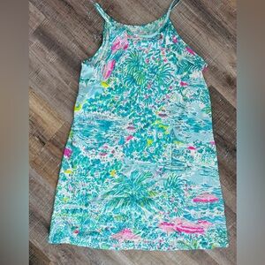Girls Lilly Pulitzer Print Sleeveless Dress